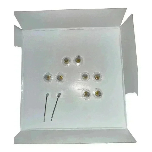 RACHEL Rachel Roy Gold Tone Box Earring Set - Picture 2 of 4